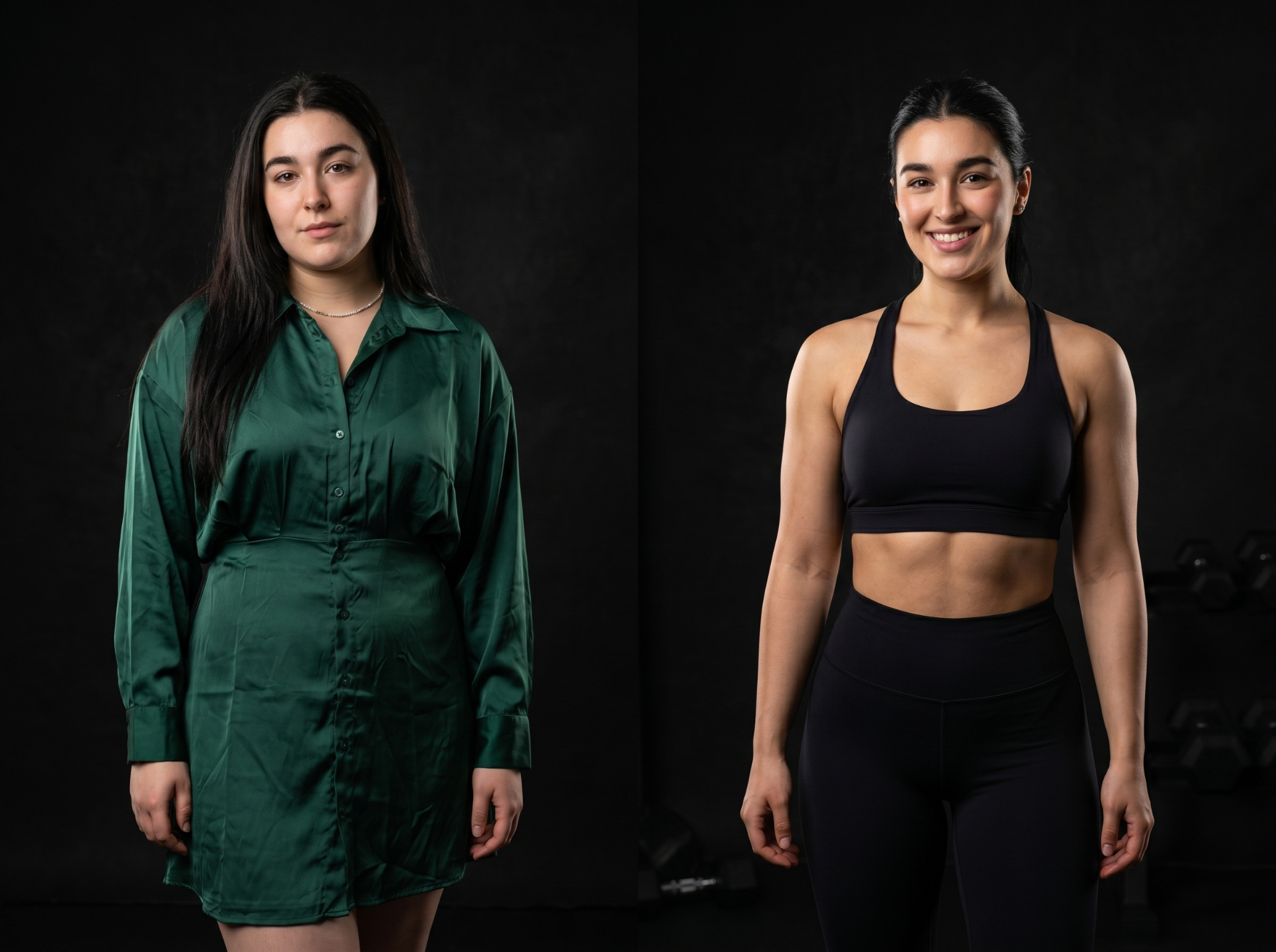 Client B. transformation — before and after